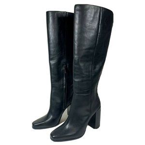 AD & Daughters: Elleanora Leather Square Toe Boot
